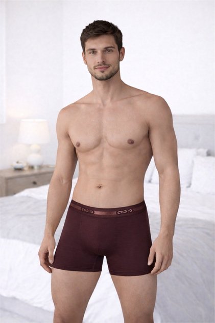Men's Brown Modal Boxer