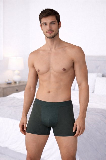 Men's Nefti Green Modal Boxers