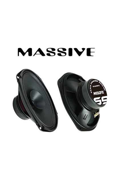 マラオです Massive Ms-M692FX Deprem Serisi Oval 6x9 Oto Midrange Hoparlör