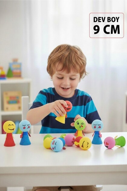 Hyd Zıplayan Oyuncak Emojili Zıp Zıp Oyun Dev Boy 9 cm 1 Adet
