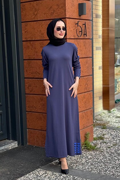 Invee İNVEE Elbise 7066 İndigo - Fiyatı, Yorumları