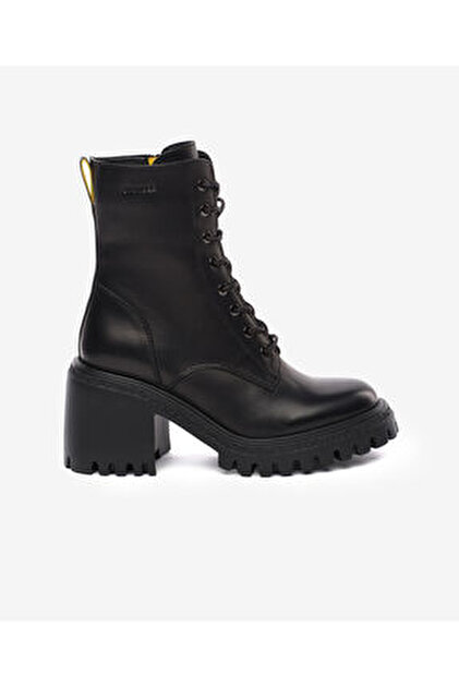 Harley Davidson Kadın Siyah Sarrah Deri Postal Bot 021Z100619