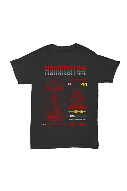 Formula 1 Pilot Detail Design Printed Unisex T-Shirt