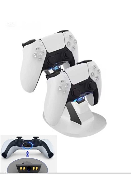 comse Ps5 Dualsense Hızlı Şarj Standı Led Işıklı Şarj Istasyonu