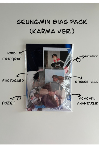 Hara Company Stray Kids Seungmin Bias Pack ( Karma Versiyon ) KPOP
