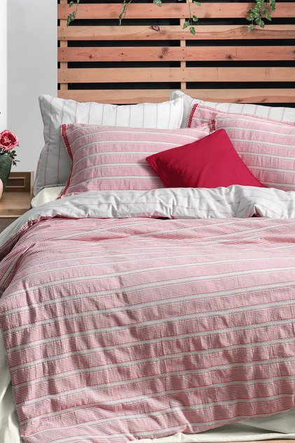 Trin Çift Kişilik %100 Pamuk Mood Comfort Nevresim Takımı