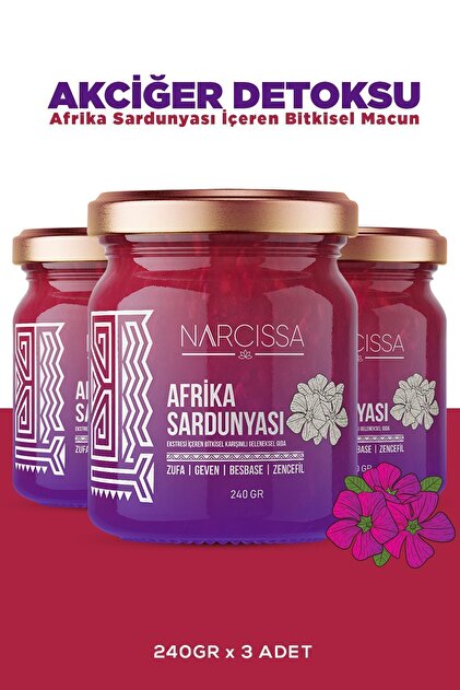 Narcissa 3 Adet - Afrika Sardunyası Macunu - Fiyatı, Yorumları