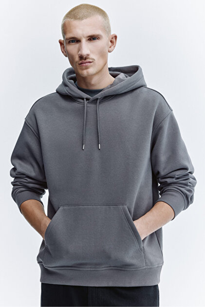 Loose Fit Kapüşonlu Üst