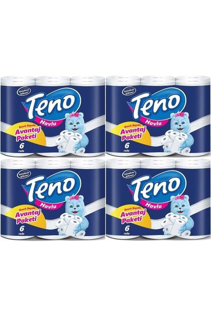 Ultra Kağıt Havlu Çift Katlı 24 Lü Paket (4pk*6) (avantaj Pk Serisi)