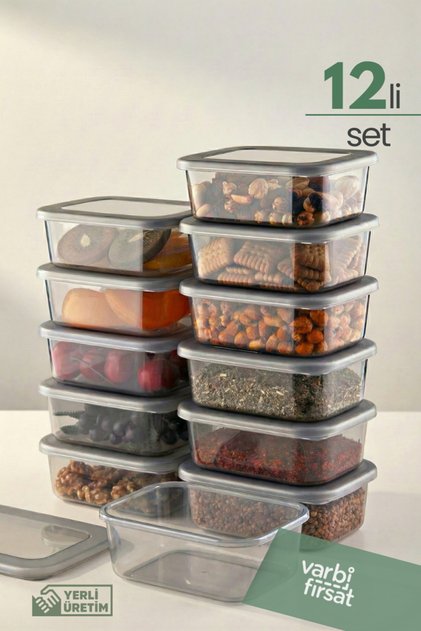 12-Piece Storage Container, Breakfast and Food Container