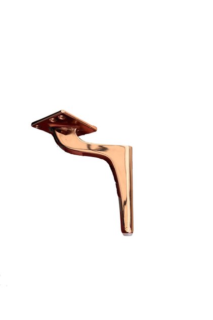 Zarif Metal Ayak 14cm Rose Koltuk Dolap Komidin Şifonyer Modern Tv Ünite Ayağı Mobilya Puf