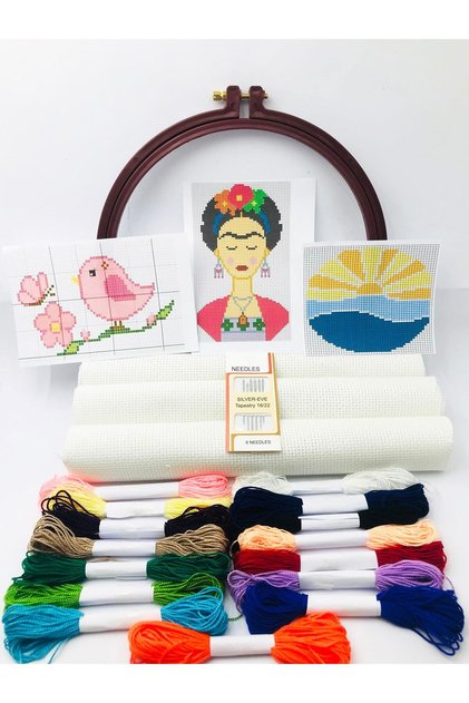 Set za vezenje križićima Etamine Model017
