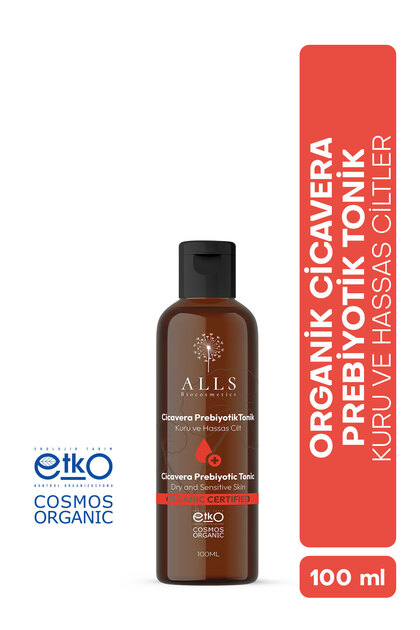 Alls Biocosmetics Organik Cicavera Prebiyotik Tonik 100 ml