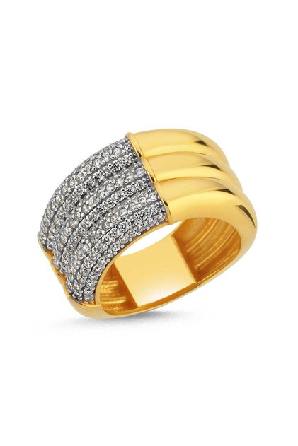 Gold Spiral Model Fortune Ring