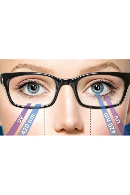 Vogue 5496-SI W44/11 54 MAVİ IŞIK KORUMALI CAT EYE GÖZLÜK (ANTİFAR