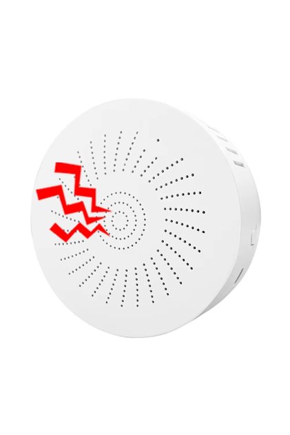 Интелигентен газдетектор Intelli-51, Wi-Fi, приложение Tuya/Smart Life, бял