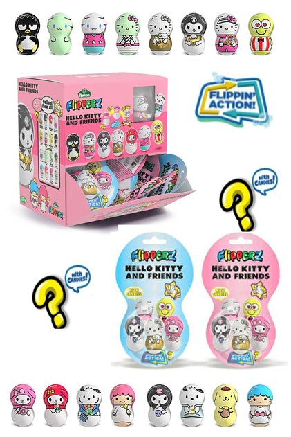 Flipperz Hello Kitty And Friends Şekerlemeli Hacıyatmaz Figürler 24 adet