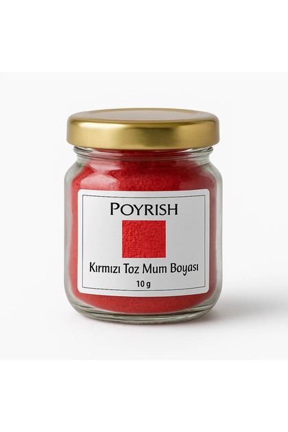 Kırmızı Toz Mum Boyası 10 Gr