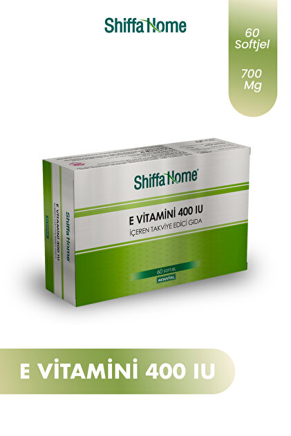 E VİTAMİNİ 400 IU 700 MG X 60 SOFTGEL