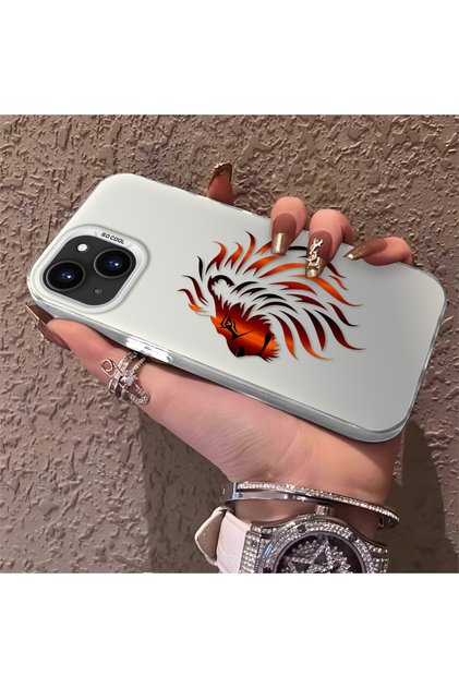 iPhone 13 Compatible Silicone Edge Hard Back Phone Case Brand Design