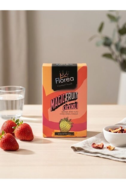 FLOREA Magic Fruit Çilek Aromalı Bitkisel Karışım – İştah