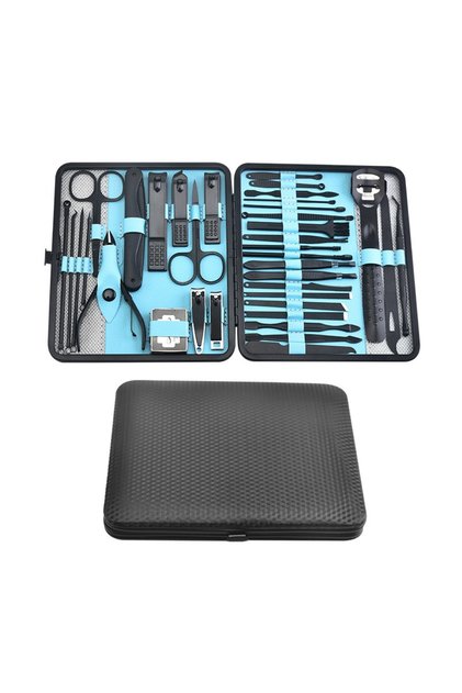 36 Pieces Professional Multifunctional Stainless Carbon Steel Nail Clippers Manicure Pedicure Set