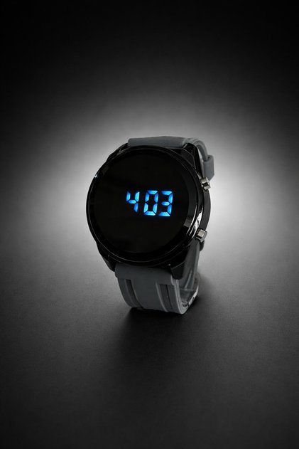 Popular Digital Men's Silicone Strap Wrist Watch