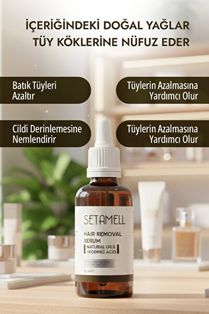 Setamell Kraliçe Arı Yumurta Yağı Tüy Azaltıc Serum 50 ml - Fiyatı