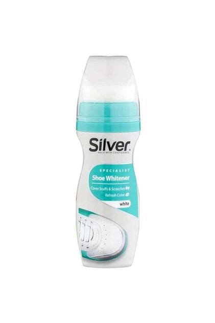 Silver 75g Sports Shoes Leather Shoe Cleaner Liquid