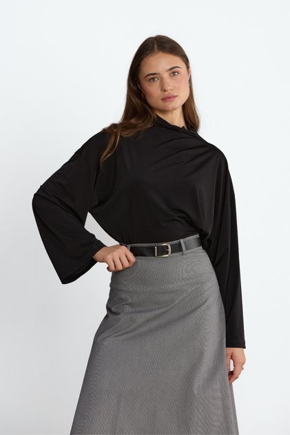 Black Ivory Blouse