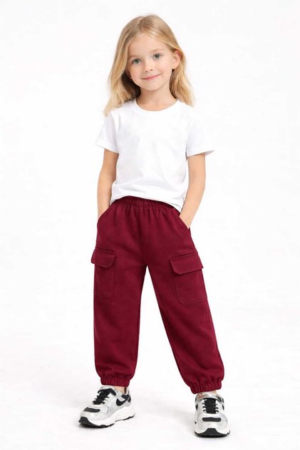 Cargo Pocket Pack Children's Sweatpants - School Sweatpants Jogger