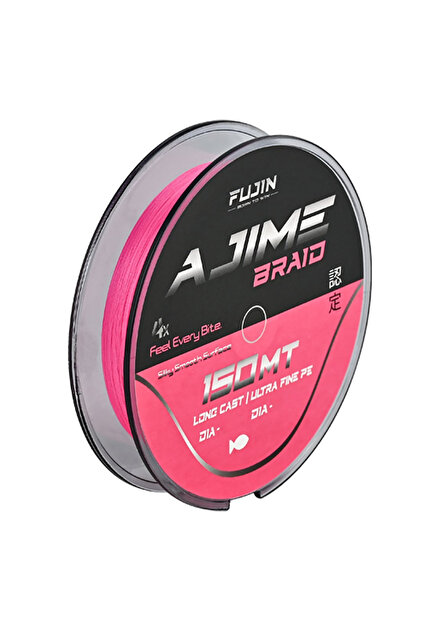 Fujin Ajime 4x 150m Pink LRF Örgü - İp Misina 0.1Pe - 0.06mm - 1.5