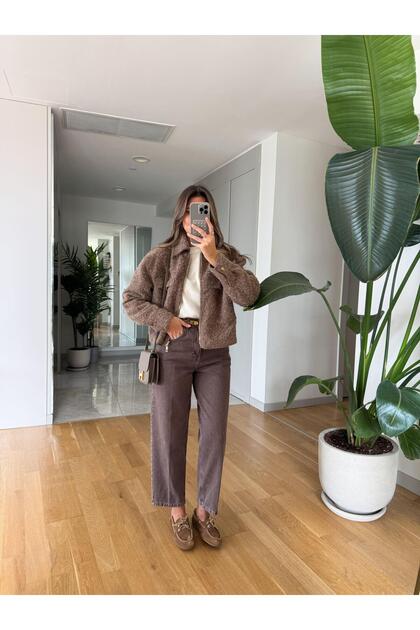 Cardie Skater Fit Jean - Kahve Yıkamalı
