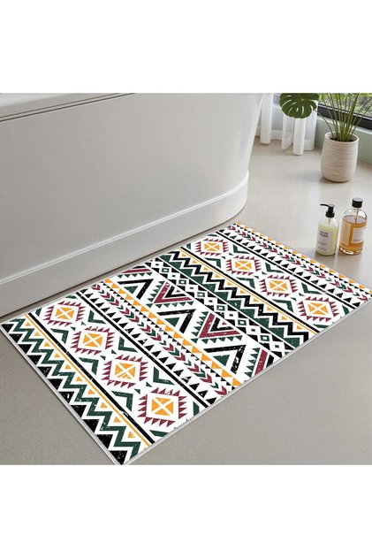 Bath Mat, Soft Bathroom Rug, Non-Slip Dot Backing, Washable - 60X100