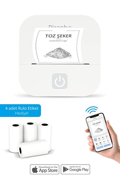 Piranha 5510 Taşınabilir Label Printer & Mobil Etiket Yazıcı | 4