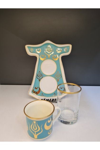Groom's Cup - Coffee Cup with Single Serving Plate Bishkek 3mm