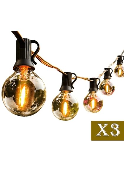 Σετ 3 Φωτιστικών LED Γιρλάντα 7,5μ