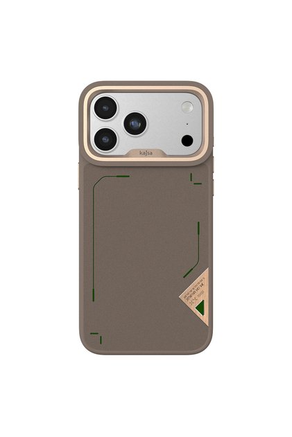 iPhone 17 Pro Max Case M-Safeli O-Ring Metal Framed Matrix Collection Cover Desert Gold
