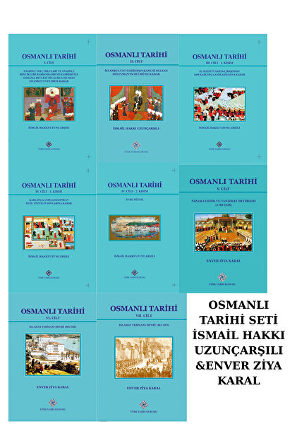 OSMANLI TARİHİ 1-2-3(1)-4(1)-4(2)-5-6-7.CİLTLER SET İSMAİL HAKKI UZUNÇARŞILI/399TL DEĞERİNDE TARİH KİTABI HEDİYE KRAFTDEFTER