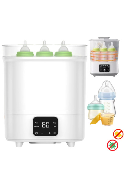 Sterilizator pentru biberon și suzetă ™, capacitate 6 biberoane, elimină 99,9% dintre bacterii