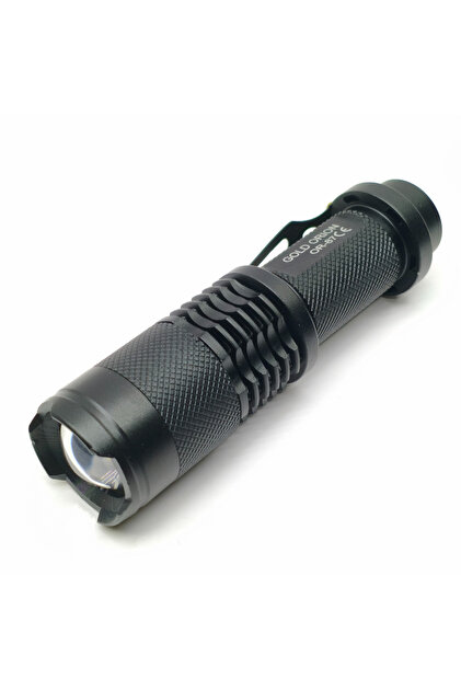 Milky様オルゴナイト① Goldorion OR-87 Şarj Edilebilir LED El Feneri – CREE T6, Zoomlu