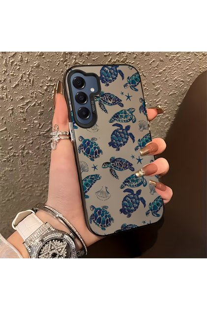 Samsung Galaxy A16 Compatible Dirt-Resistant Turtles Print Pattern Phone Case Mk01A