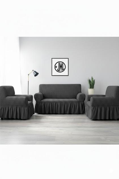Elastic Lycra Stretchable Washable Sofa Seat Cover Set 3 +1+1 Sofa Bed Cover