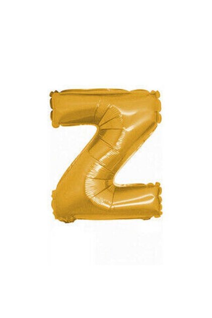 Letter Z Gold Foil Balloon 40 Inch 90 cm