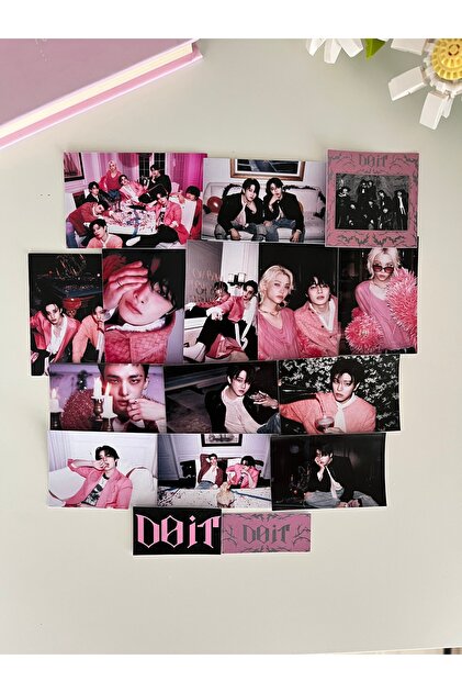 Hara Company Stray Kids Kpop Grubu Do it Album Set (Rozet