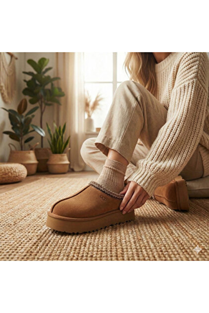 Fur Inside, Orthopedic Lightweight Non-Slip Sole, Warm Slippers-Shoes, Suede