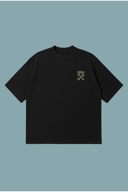 Off-White Ripped Boxy Fit Oversized Unisex 100% Cotton T-shirt – Printed T-Shirt | Streetwear