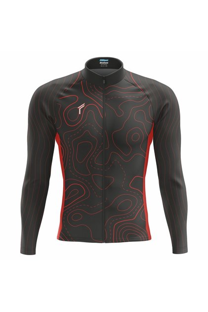 Topography Summer Long Sleeve Cycling Jersey
