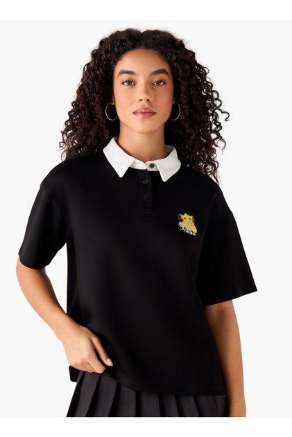 Polo T-shirt with Simba Embossed Patch