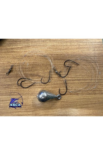 2 Adet 3 İğneli Cipura Karagöz Lidaki Mercan Tekne Takımı Ve 1 Adet 60 Gram Damla Kurşun